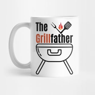 The Grillfather, Funny Grilling Chef Dad Father's Day Mug